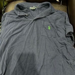 polo by ralph lauren size large dark/navy blue polo shirt